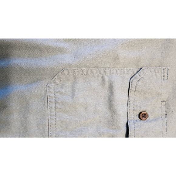 Wrangler Authentics Men's button Shirt Regular Short Sleeve 2-Pocket Size 2XL - Picture 3 of 5